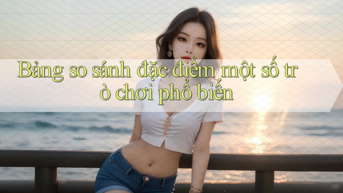 Bảng so sánh đặc điểm một số trò chơi phổ biến