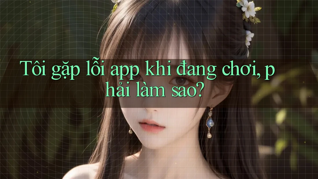 Tôi gặp lỗi app khi đang chơi, phải làm sao?