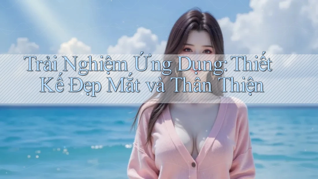 Trải Nghiệm Ứng Dụng: Thiết Kế Đẹp Mắt và Thân Thiện